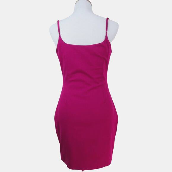 Lulu’s Size M Best-Loved Magenta Scoop Neck Bodycon Mini Dress - Picture 5 of 11